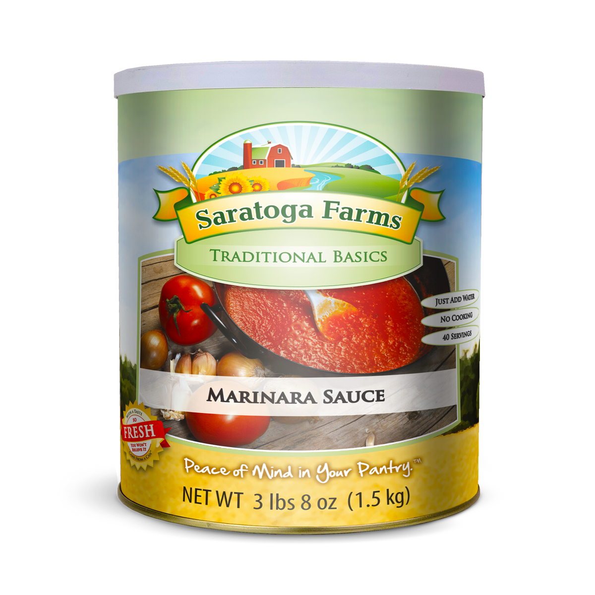 freeze dried marinara sauce food storage #10 can