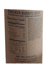 MRE Chicken Buritto Bowl