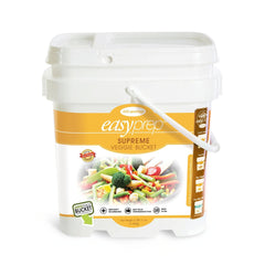 1 PACK - EasyPrep Veggie Supreme Bucket - 144 Servings