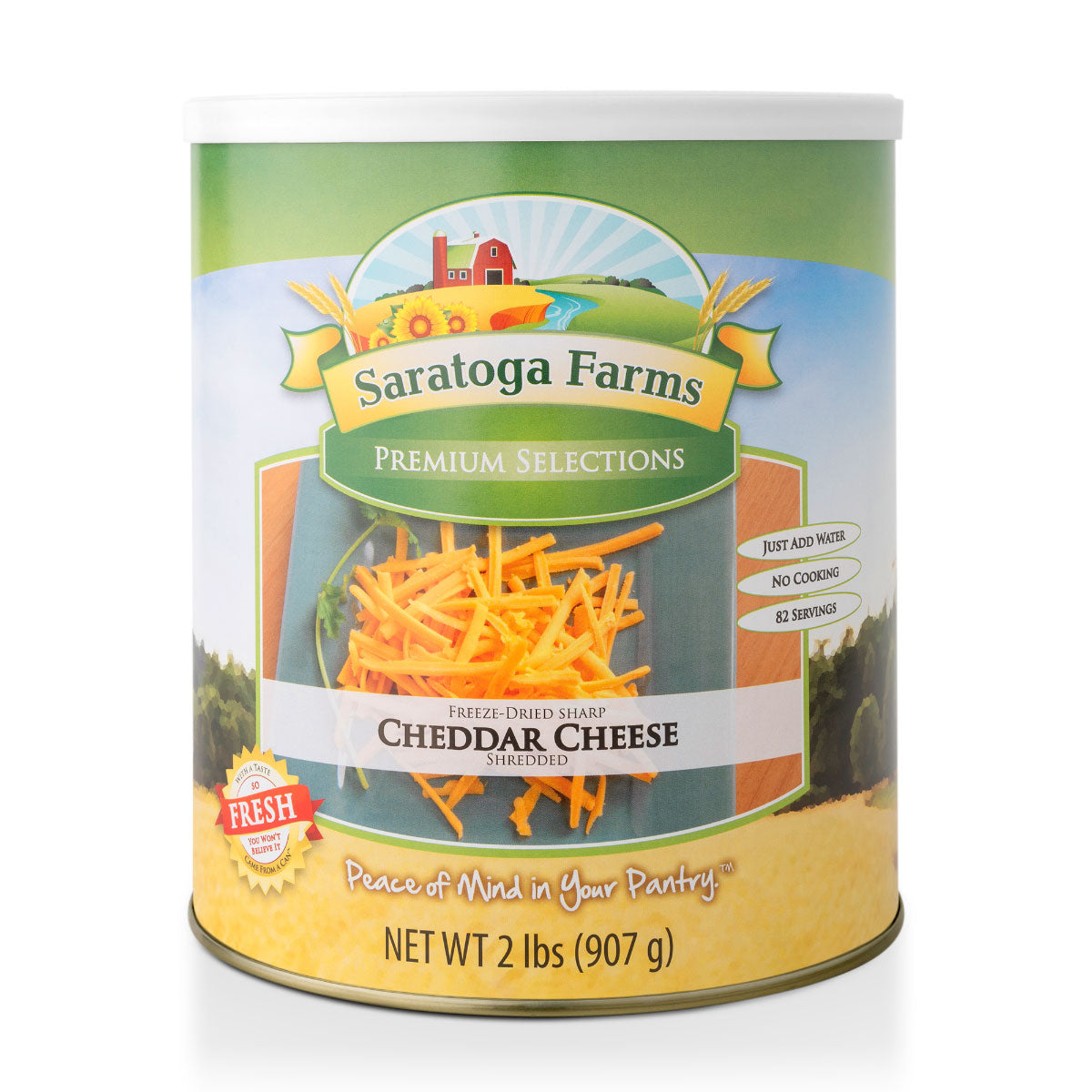 6 PACK - Saratoga Farms Freeze Dried Cheddar Cheese